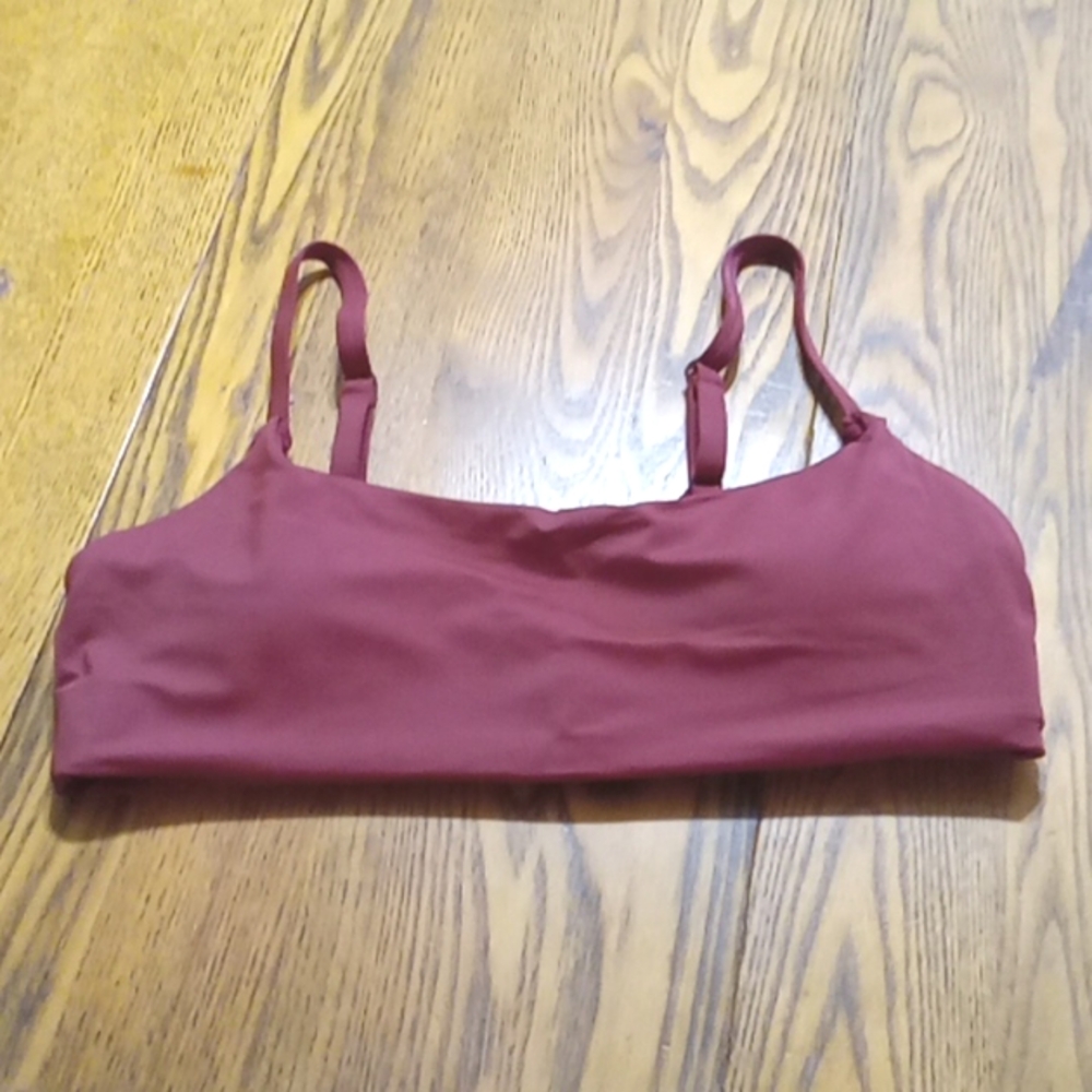 Andie Womens Bikini Small Top  Swim Vacation MAUI  Resort NEW TRUFFLE BROWN RUST